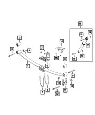 Genuine Mopar Suspension Shock Absorber Kit 68450108AC