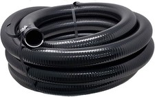 Sealproof Flexible Pvc Pipe 1-1/2 Inch Dia Hose 25 Ft Length, Black Tu