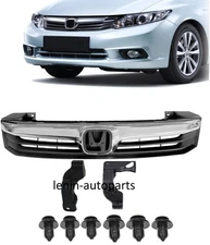 grille mounting bracket bumper cover retainer clips set 10 For 2012 Honda Civic