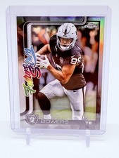 2025 Topps Chrome Football Brock Bowers #FS-21 Future Stars Refractor LV Raiders