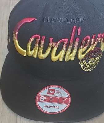 New Era Cleveland Cavaliers 9FIFTY Snapback Cap Black Red Yellow NBA Basketball