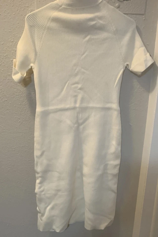 Vintage Victoria’s Secret Moda Intl. Vestido Suéter Invierno Blanco Talla Grande Nuevo Con Etiquetas Foto 3 de 4