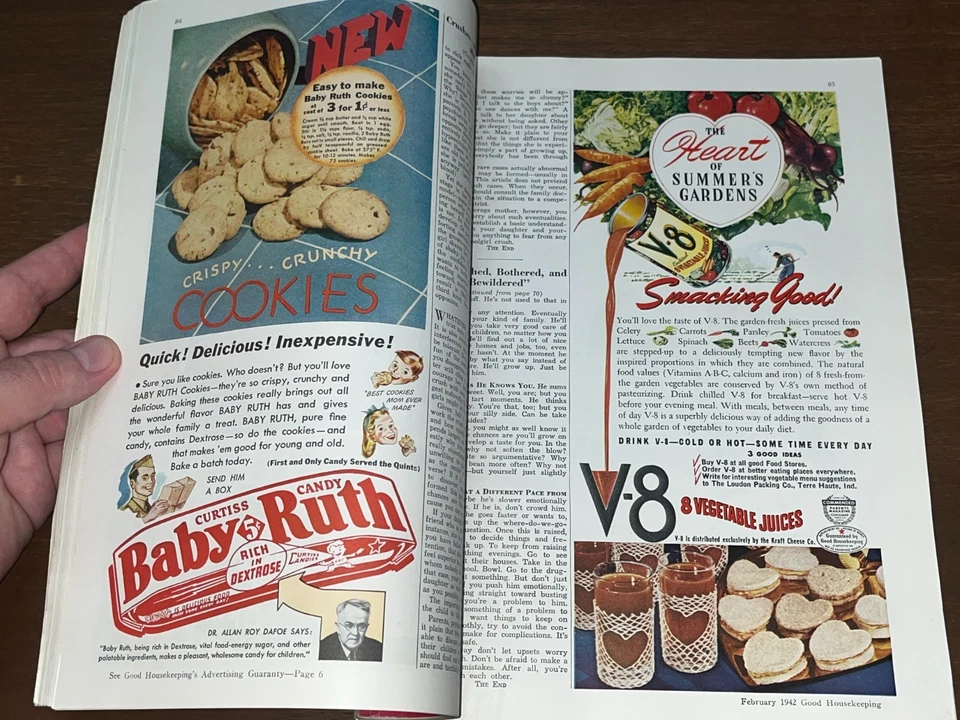 Good Housekeeping Magazine February 1942 WW2 Era Ads Valentines Day Cover - Image 3 of 4