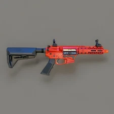 EMG Black Rain Ordnance BRO 9mm Gas Blowback Airsoft Rifle - RED Limited Ed SBR
