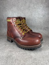 Caterpillar Sequoia Boots Steel Toe Cap Vintage Work Boot Men’s UK Size 9 Wide