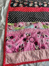 quilt handmade Disney Mickey and Minnie Mouse baby infant child adult lap 48x39