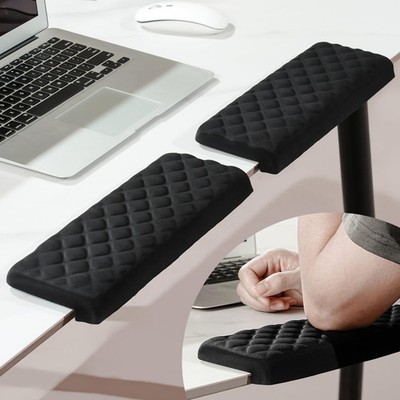 MEKASS L-Shaped Desk Elbow Pad for Desk, Memory Foam Elbow Support Padding wi...