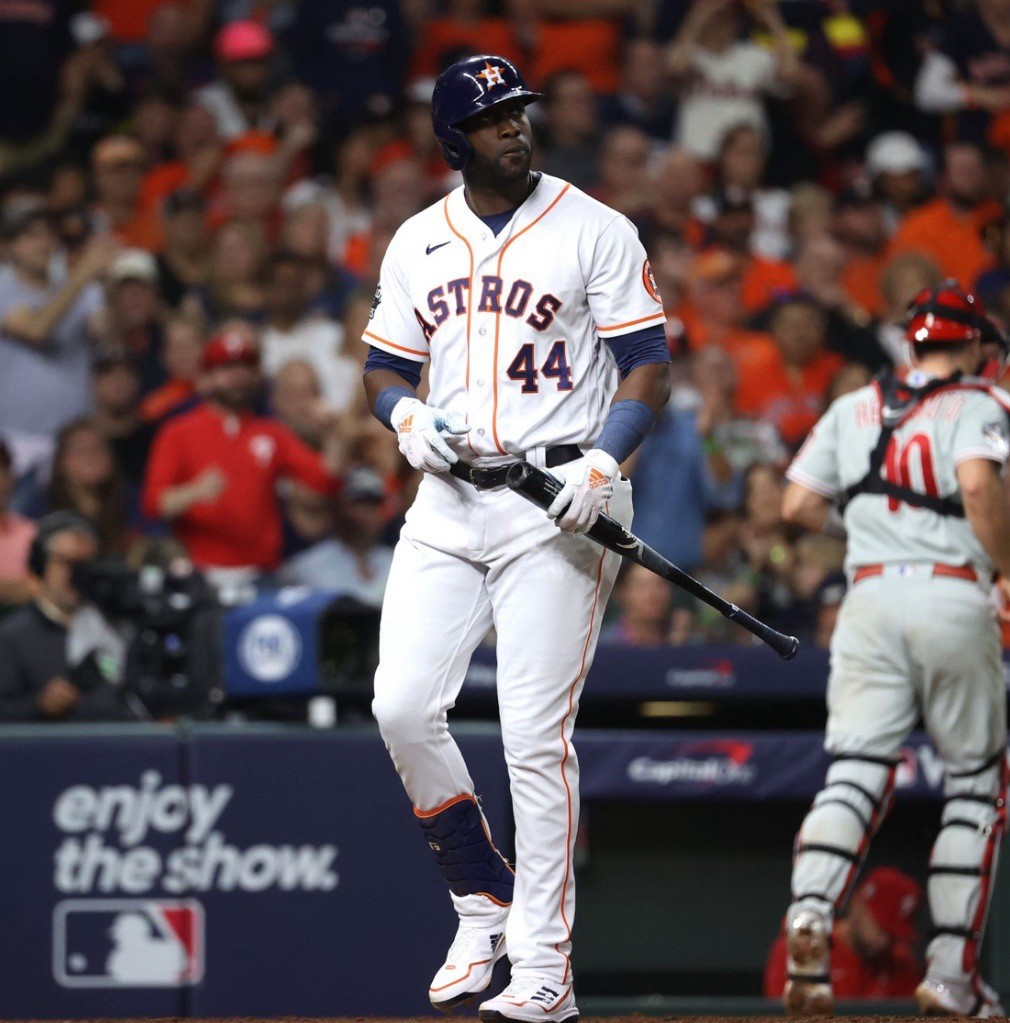 Nike Authentic Houston Astros Yordan Alvarez #44 World Series