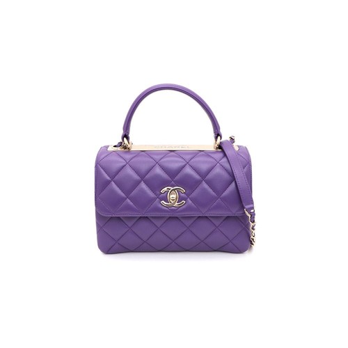 CHANEL Gold Metal Trendy CC Small Flap Tote Bag and Shoulder Bag 156940211