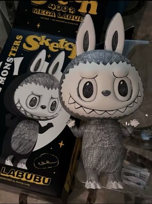400% MEGA LABUBU SKETCH US Seller 100% AUTHENTIC