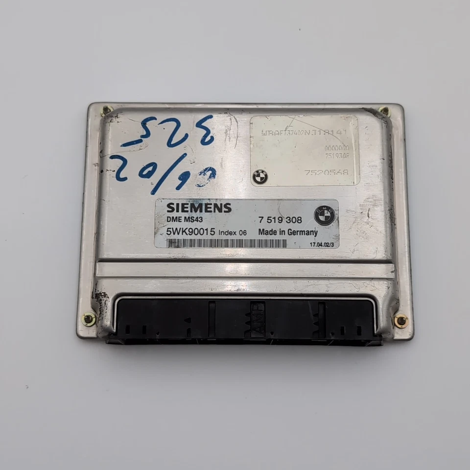 Juego de llaves de bloqueo de encendido módulo de control DME 2001-2006 BMW E46 330 3,0 L M54 motor Foto 3 de 4