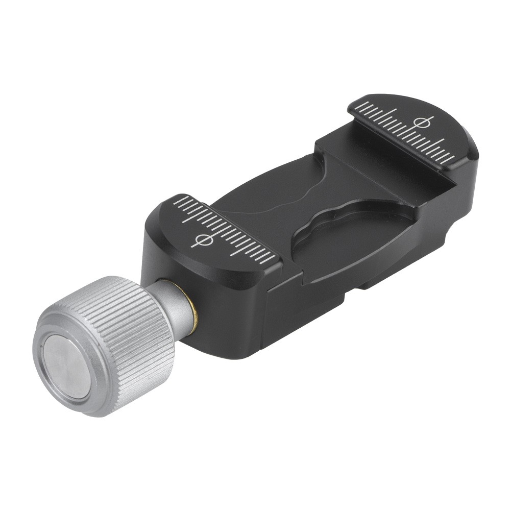 1 Mini Clamp Extender With Cold Shoe 1/4'' Screw Hole For L Bracket Camera L Pla