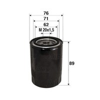 1X ÖLfilter Valeo 586000 Passend FüR CitroËN DAF Daihatsu Fiat Ford Lada FSO