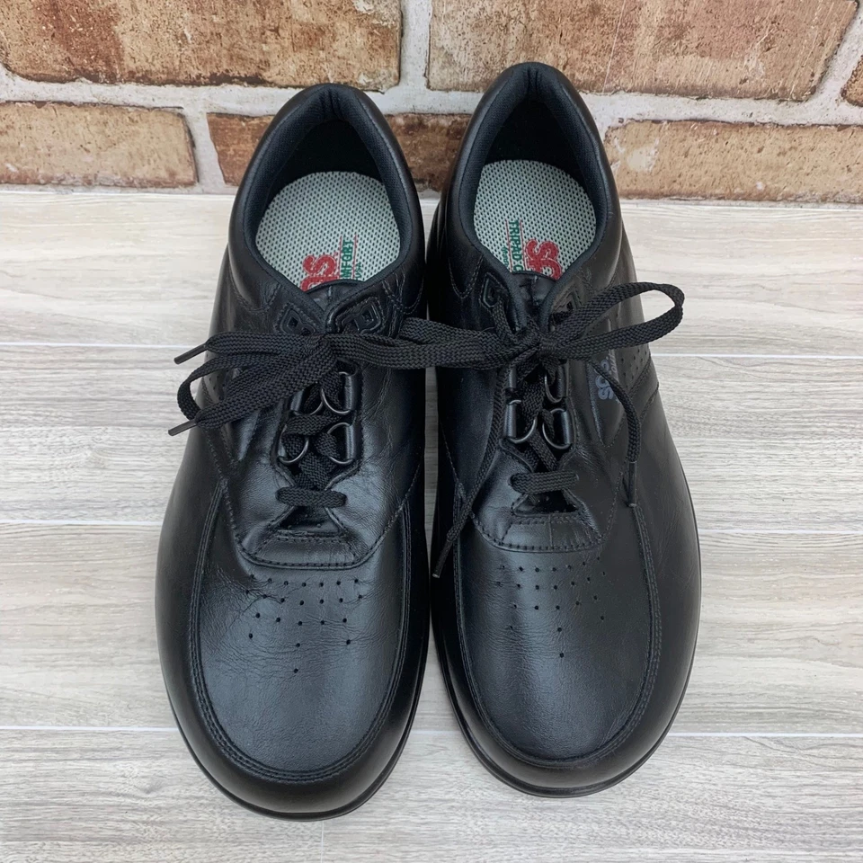 SAS Time Out Shoes Mens Black Leather Walking Comfort Shoes Size 11 WWW READ - Image 3 of 4