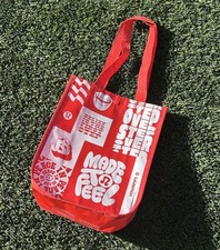 Lululemon Reusable Shopping Tote Bag Red Colo...