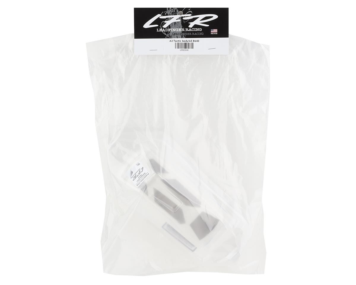 Leadfinger Racing Team Associated B64D A2 1/10 Buggy Body w/Tactic Wings (Clear)