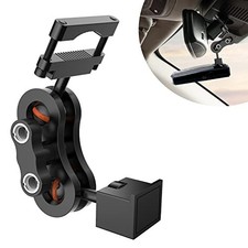 Aluminum Rearview Mirror Radar Detector Mount W/ EZ Magnet Fits Escort Cobra