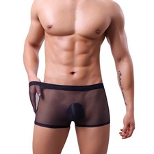 Herren Stylische Durchsichtige Boxershorts Me...