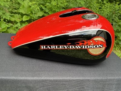 1995 Harley Davidson Dyna Wide Glide Fuel Tank FXDWG Black/Red Nice Clean OEM