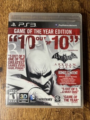 Batman: Arkham City GOTY Edition (PS3), Tested