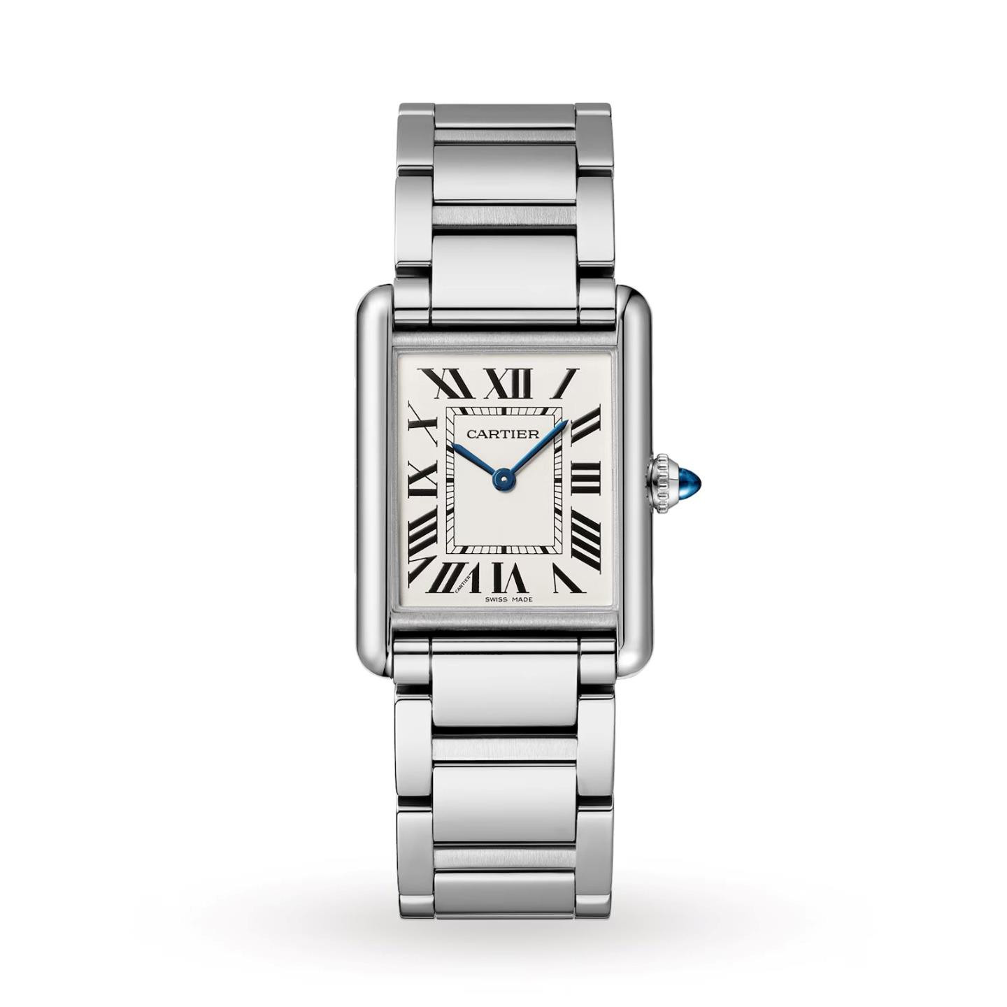Cartier Tank Must Large Quartz Stainless Steel Unisex Watch WSTA0106