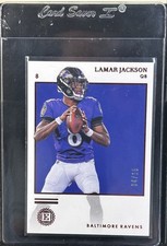 2019 Panini Encased - Lamar Jackson #9 Ruby /15