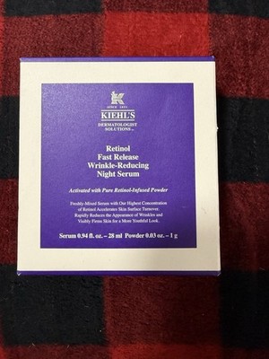 Kiehl's Retinol Wrinkle-Reducing Firming Serum & Powder Dermatologist Solutions