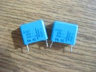 2 NOS Kondensatoren 27 nF  5%  wie abgebildet.  DC: 400 Volt  AC: 250 Volt