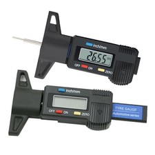 UK Digital Tyre Depth Gauge Tread Checker LCD Mini Tool For Motorbike Car Bike