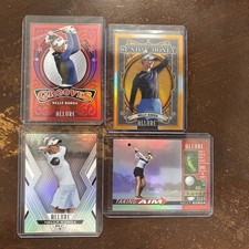 Nelly Korda LOT (4) 2026 Upper Deck Allure Golf Orange Red Rookie RC SSP