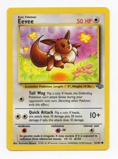 Eevee 51/64 Jungle Pokemon Card NM - LP WotC