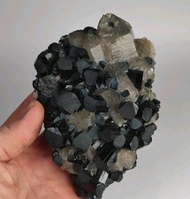 🔥 Rauchquarz Stufe mit Schörl Turmalin- Erongo, Namibia🔥