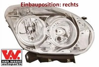 Van Wezel 1638962 Hauptscheinwerfer Rechts Scheinwerfer Frontscheinwerfer