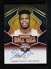 2016 Panini Totally Certified Rookie Roll Call Gold 2/10 Buddy Hield #5 Auto 2w6