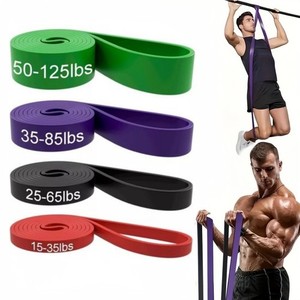 4-Pack Bandes de résistance d'aide à tirer ensemble de fitness de service lourd à la maison gymnastique