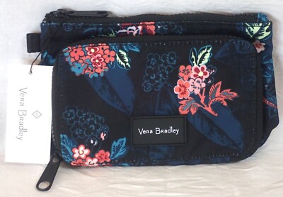 NWT VERA BRADLEY ROSE FOLIAGE ReACTIVE COMPACT ORGANIZER 34926-15185