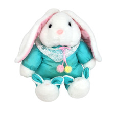 11 VINTAGE DAN DEE TEAL NYLON BODY WHITE BUNN...