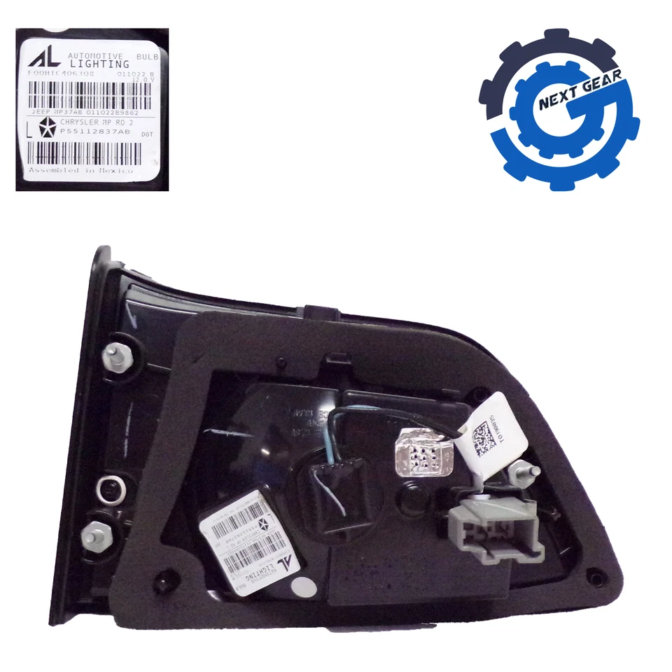 Conjunto de luz trasera izquierda Mopar 2017-2023 Jeep Compass 55112837AB fabricante de equipos originales Foto 3 de 4