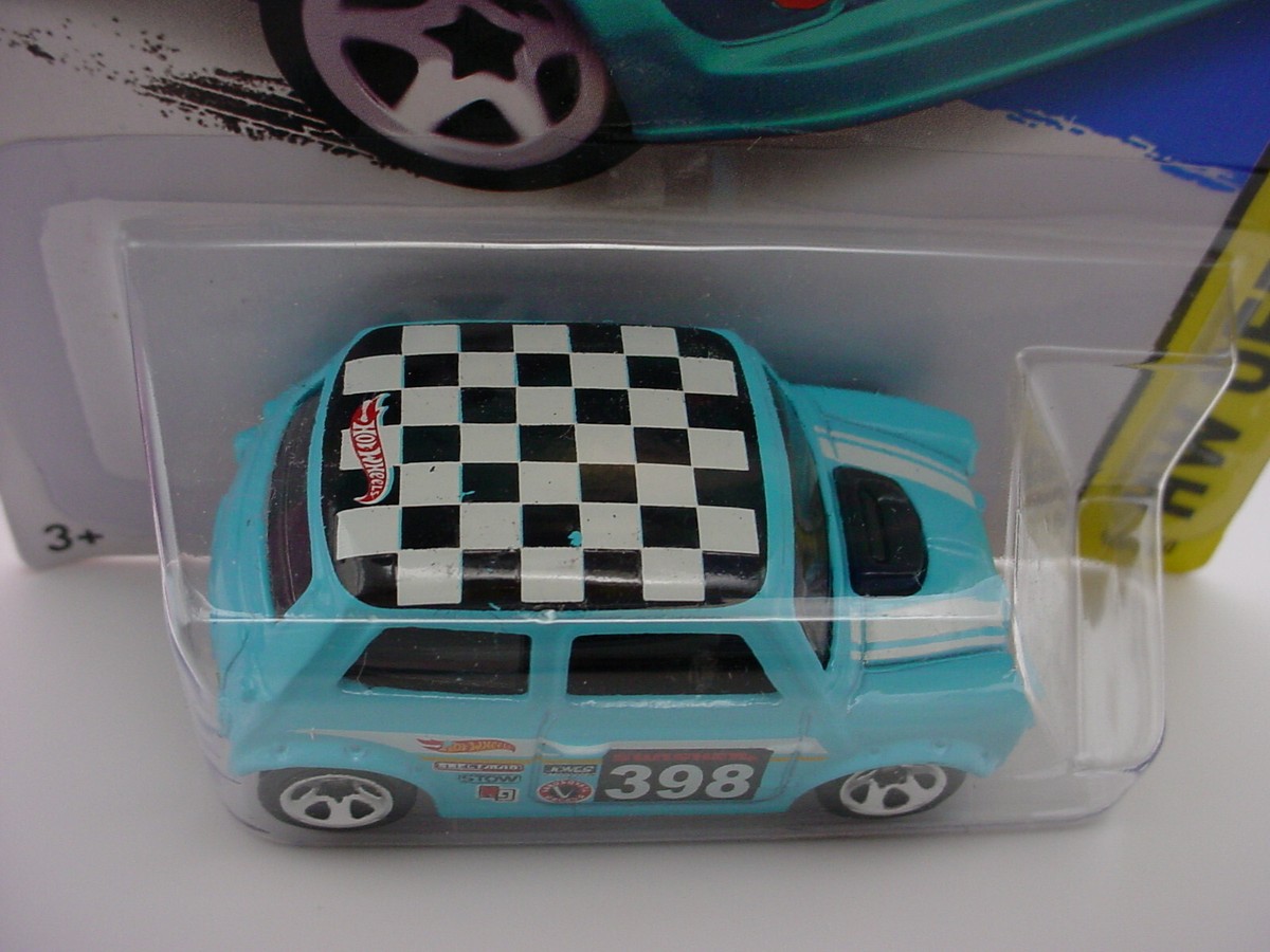 2 hotwheels ミニクーパー 2015 Hot Wheels MORRIS MINI Cooper #80∞light blue;5sp;398