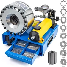 Hydraulic Hose Crimper Pipe Clamping Machine With 8 Sets Dies 10mm-30mm 5600KN