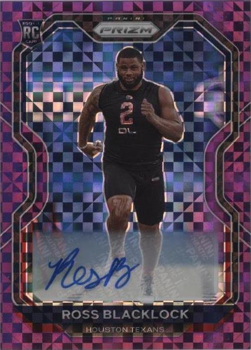 2020 Panini Prizm - Rookie Ross Blacklock #394 Purple Power Prizm ...