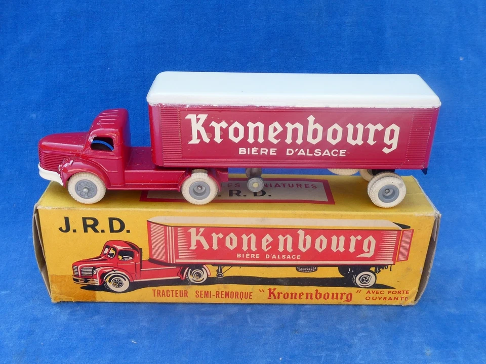 RARE ++ TOP ! JRD 1:43 ? BERLIET TBO ET REMORQUE KRONENBOURG N° 120 - Photo 2/4