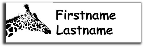 Personalized Pre-Cut Iron On Day Care / School Clothing Name Labels with Images - Picture 7 of 25
