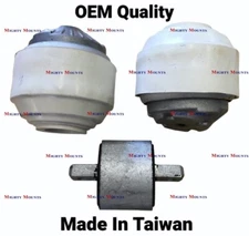 MPP449 3pc Motor Mounts fit RWD AUTO 2004 - 2009 Mercedes-Benz E350 Transmission