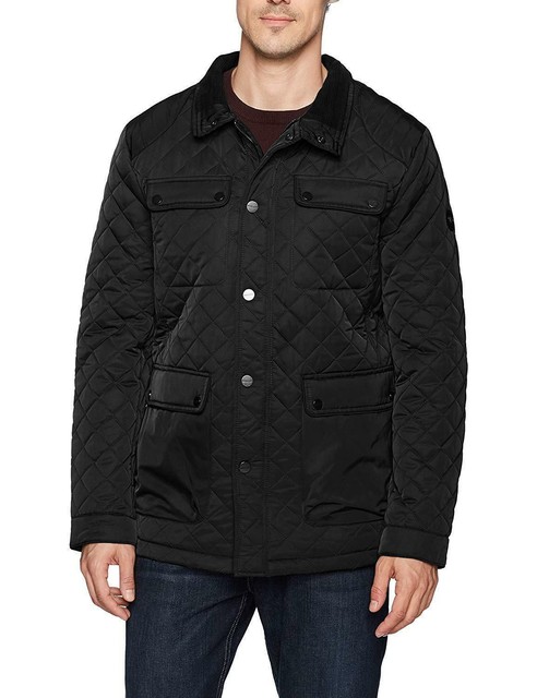 bernardo woven quilted jacket