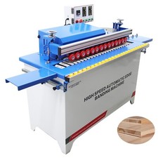Straight Line Automatic Edge Banding Sealing Machine 110V Double-sided Trimming