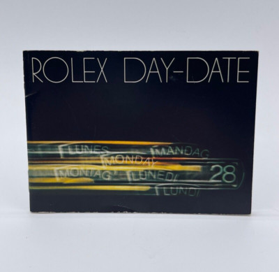 Rolex Day-Date D-D II 2 Handbuch Zubehör Uhr Italienisch Original 1980 - 2012