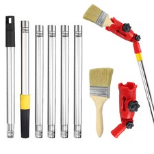 Multi-Angle Paint Brush Extender 1.7M Paint Roller Extension Pole High Ceiling #