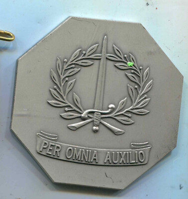 Polizei Belgien:Plakette Per Omnia Auxliloi 70mm1 Stück (107)