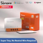SONOFF ZBMINI L2 Zigbee Smart Switch No Neutral Required 2-Way DIY Control 